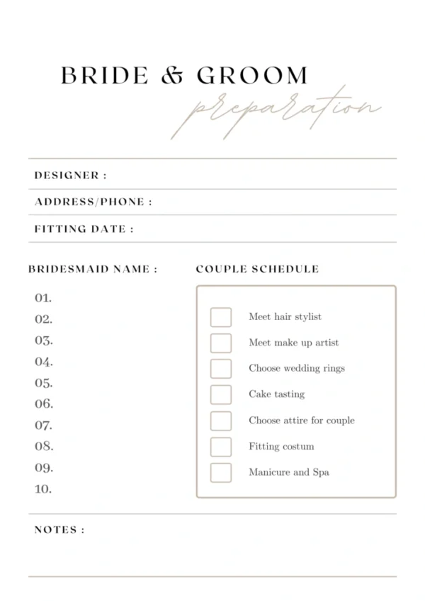 33+ Wedding planner bundle - Image 28