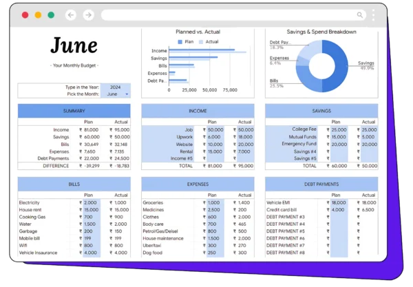 Monthly Budget Planner - Image 3