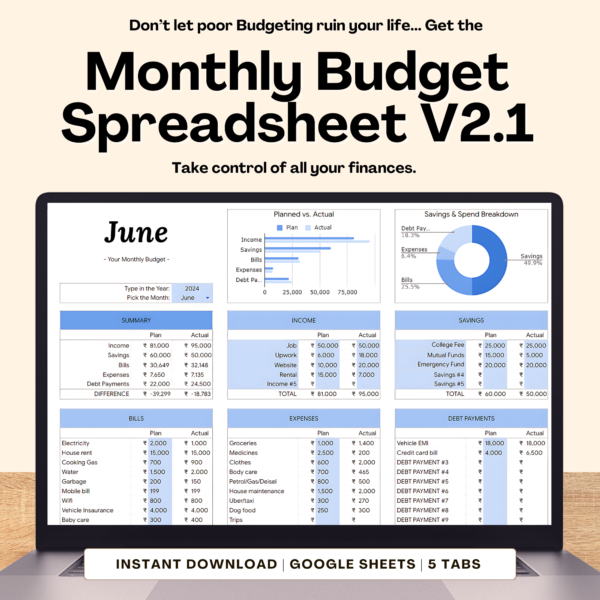 Monthly Budget Planner - Image 2